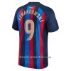 Camiseta de fútbol FC Barcelona Lewandowski 9 Primera Equipación 2022-23 - Hombre